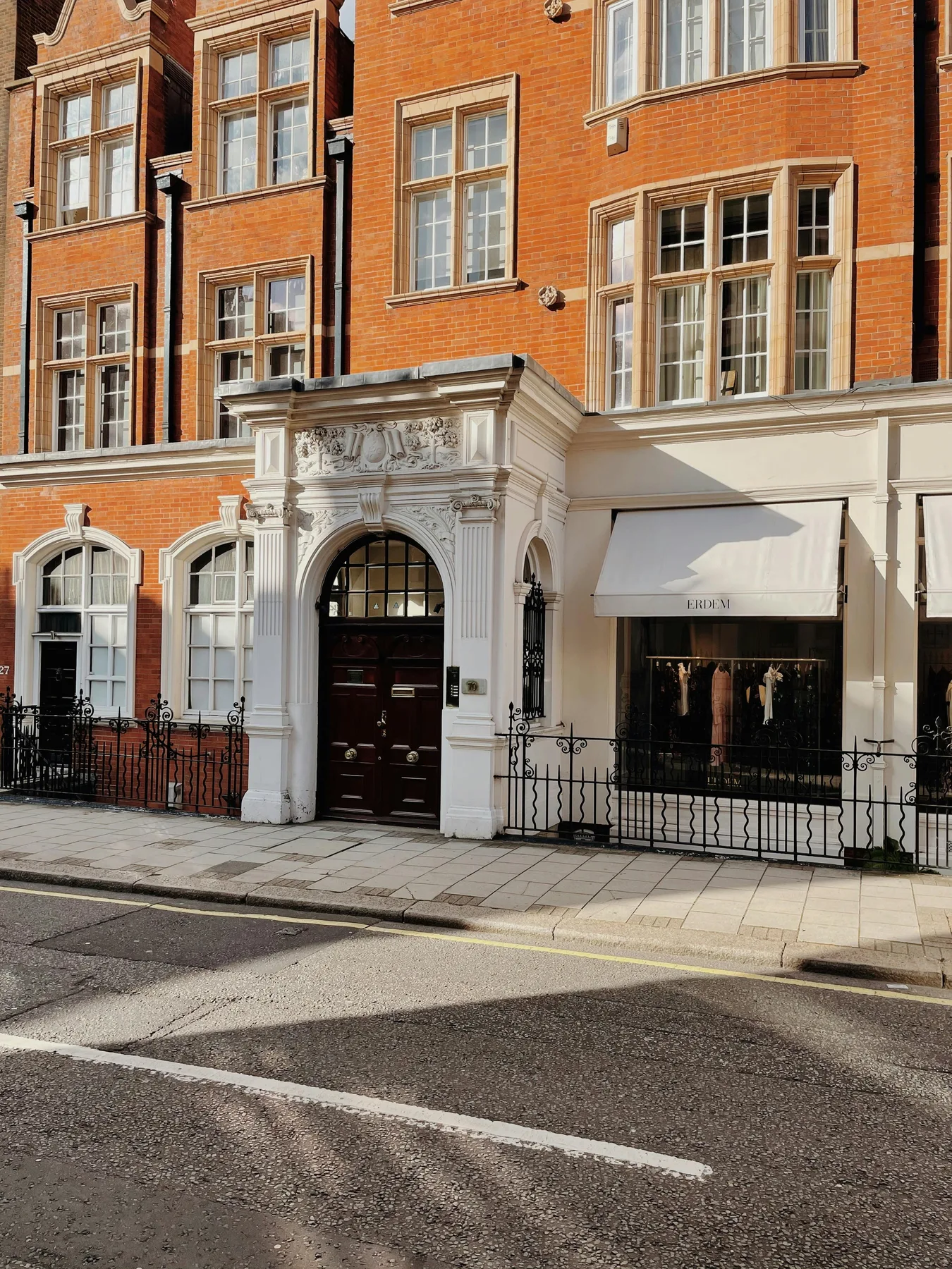 Luxury retail landscape in Mayfair near Bond Street and Berkeley Square