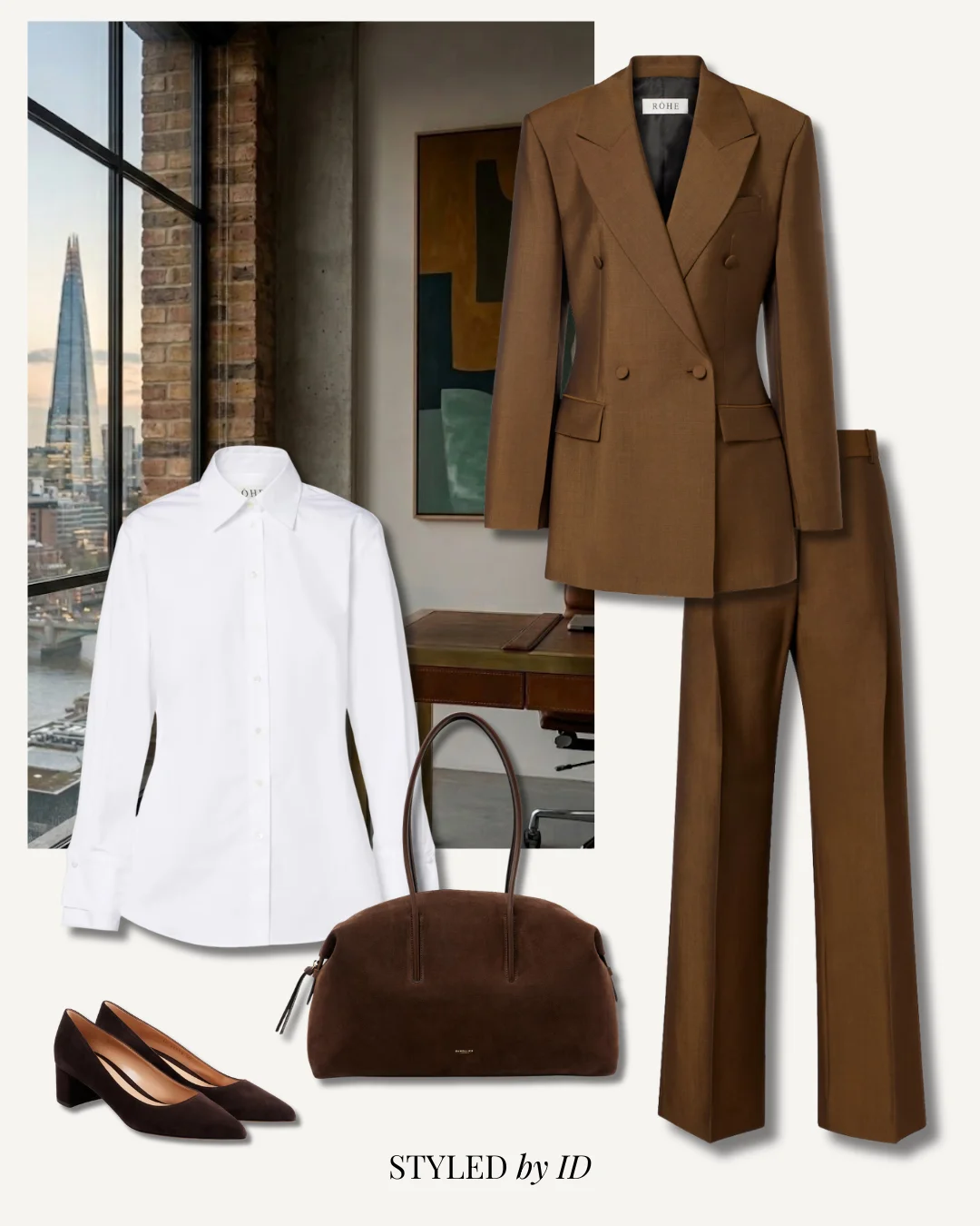 Female CEO London executive wardrobe styling guide
